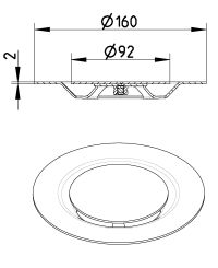 Line Drawing - Grating-Drain-Vinyl-155