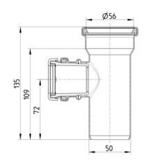 Line Drawing - Spare parts-drain