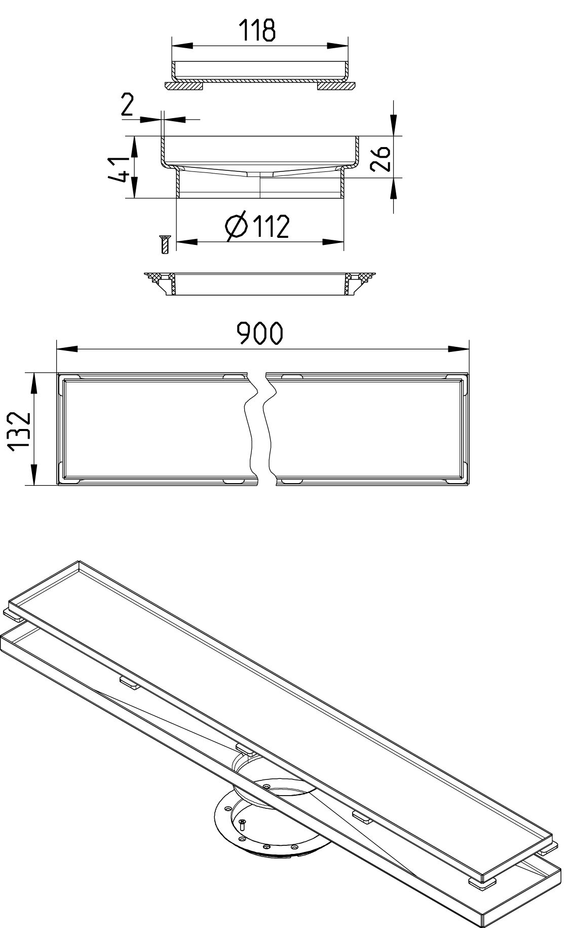 Line Drawing - MULTI top-Channel