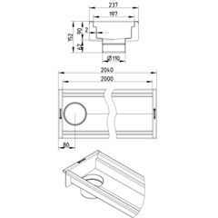 Line Drawing - Channel-No membrane