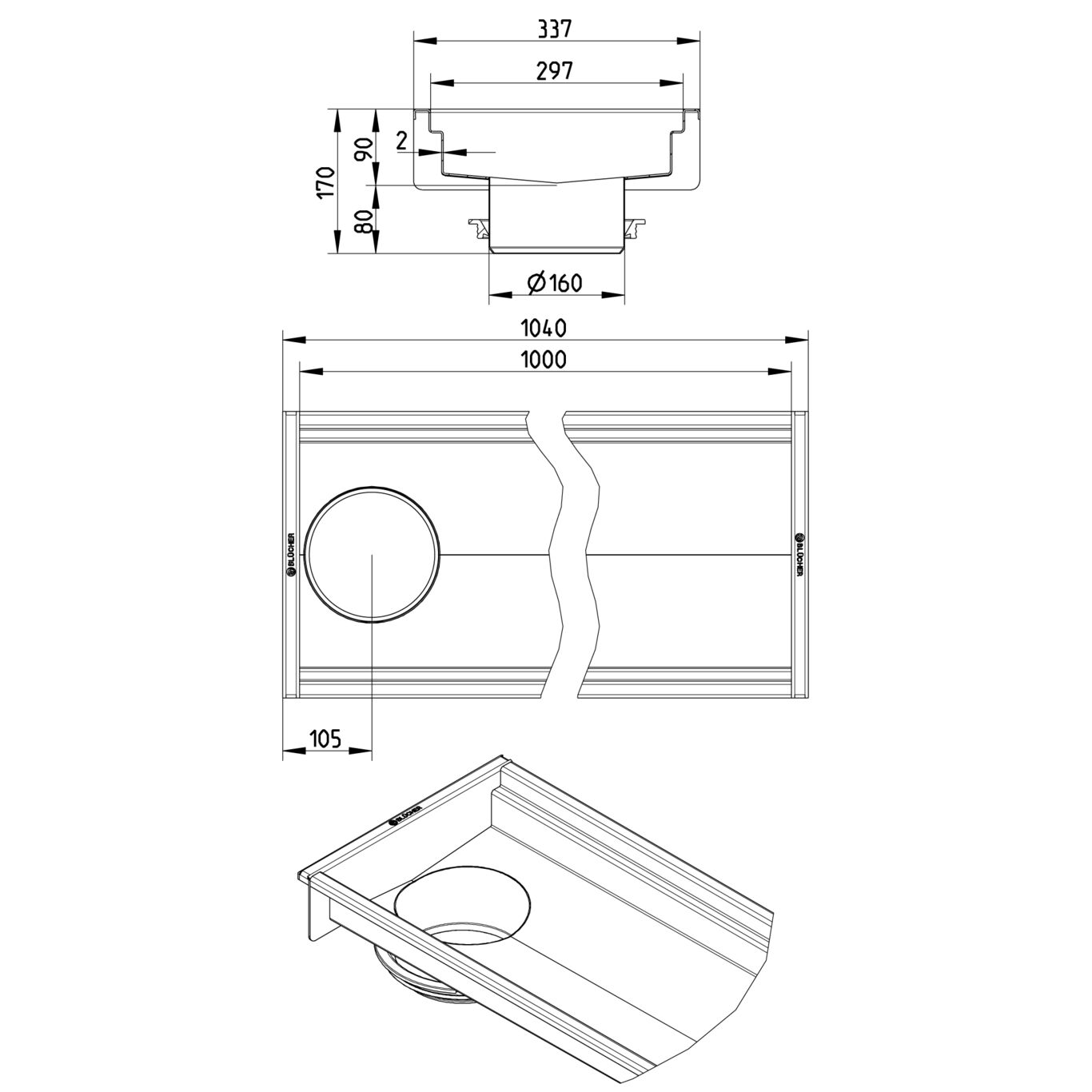 Line Drawing - Channel-No membrane