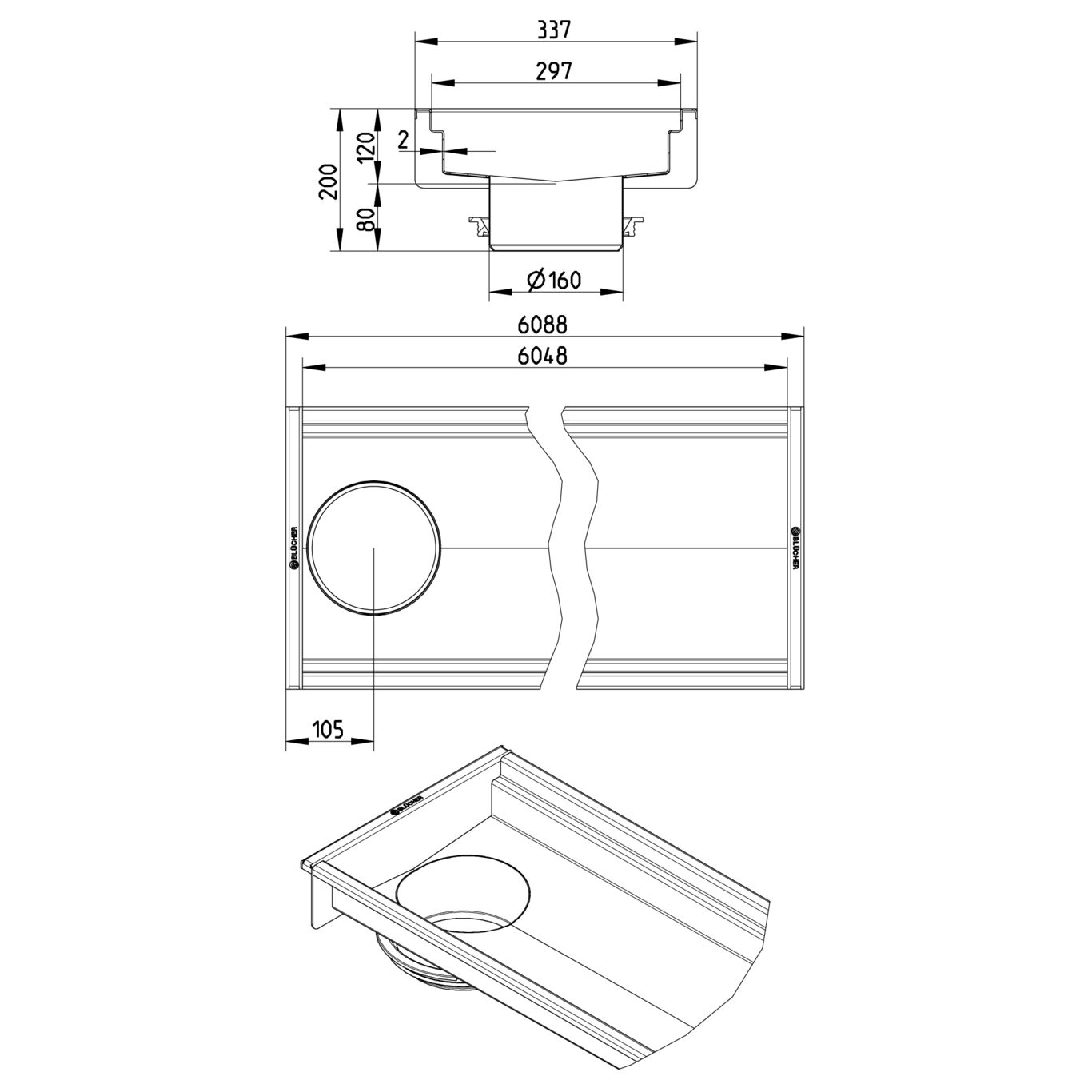 Line Drawing - Channel-No membrane