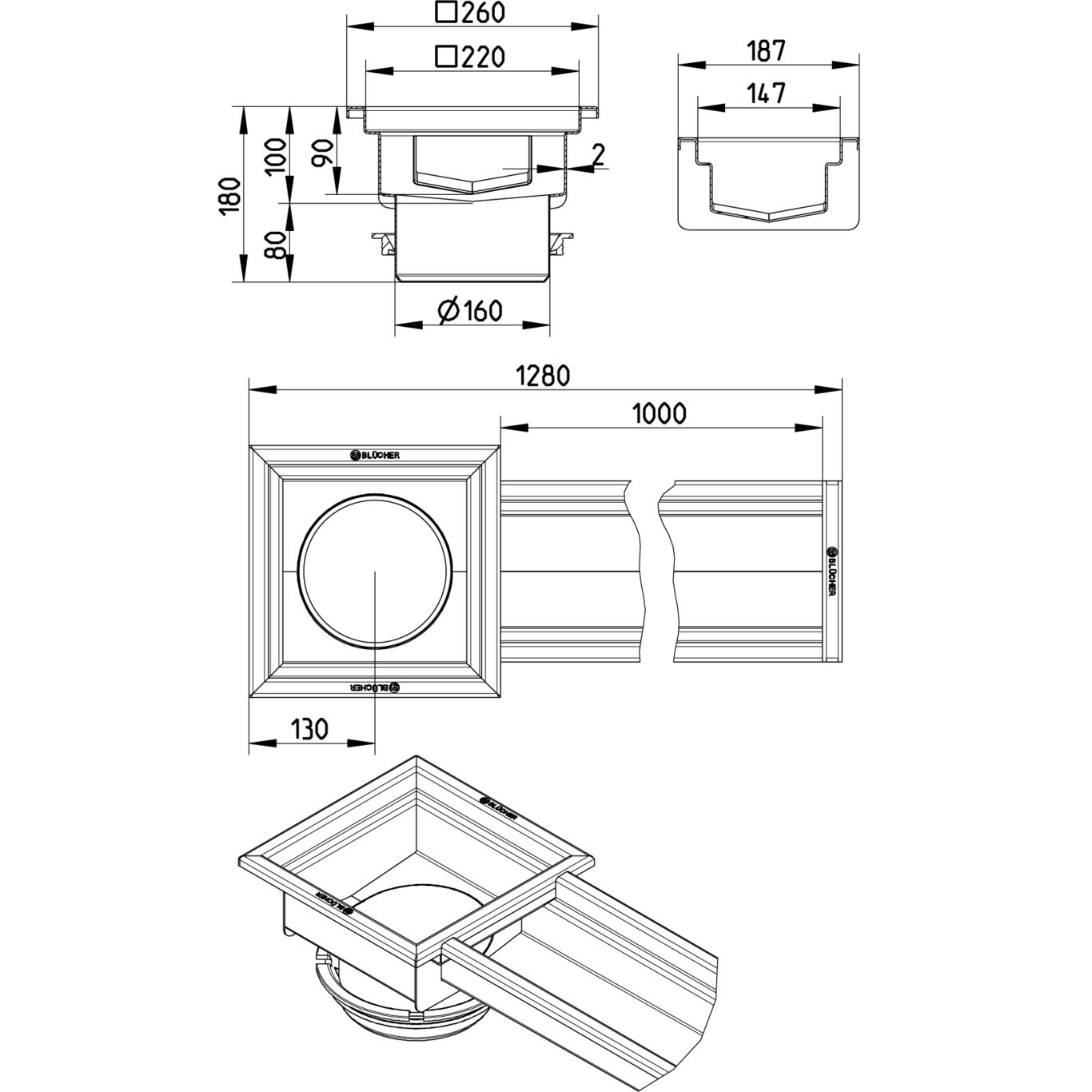 Line Drawing - Channel-No membrane