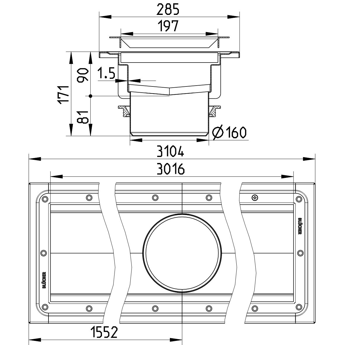 Line Drawing - Channel-Vinyl