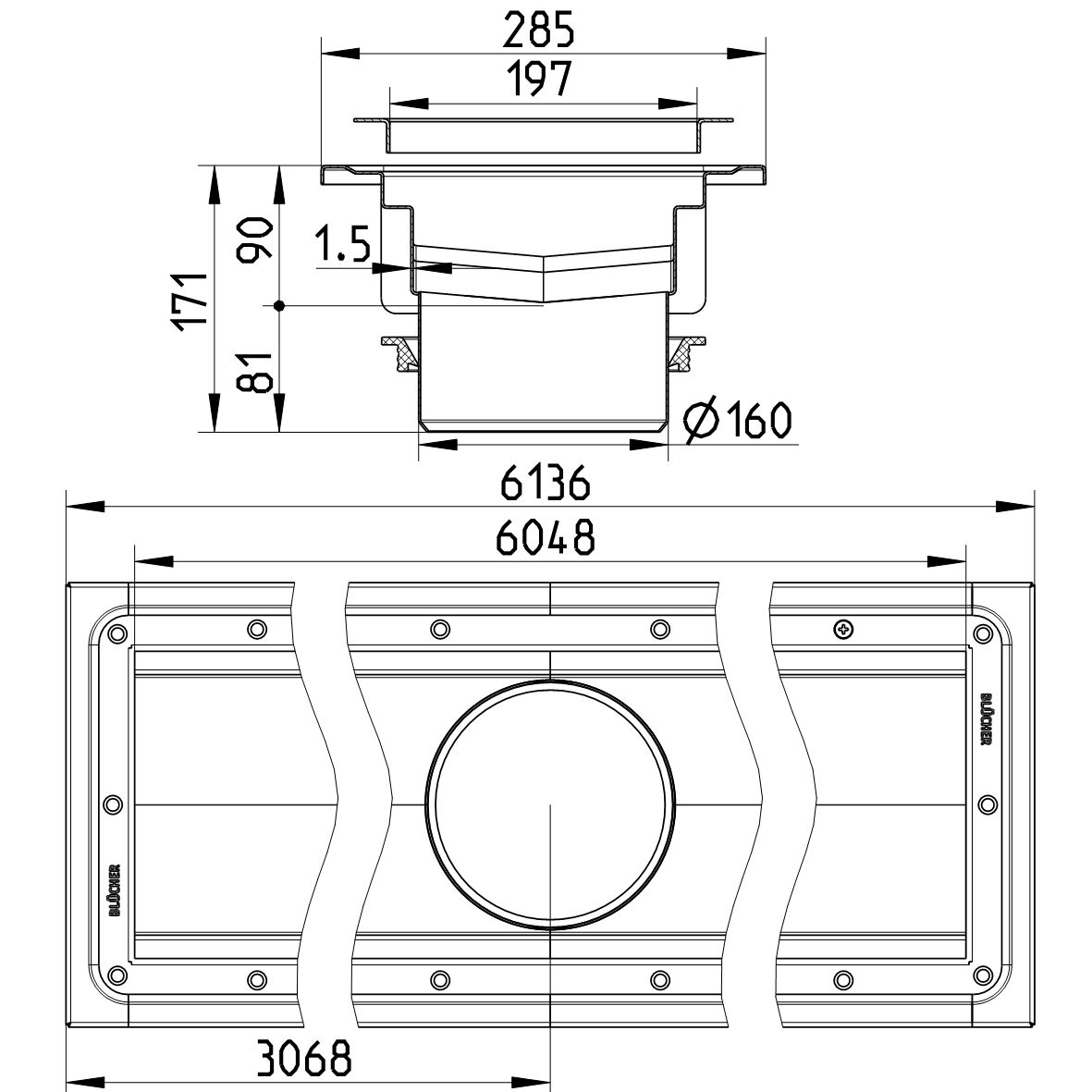 Line Drawing - Channel-Vinyl