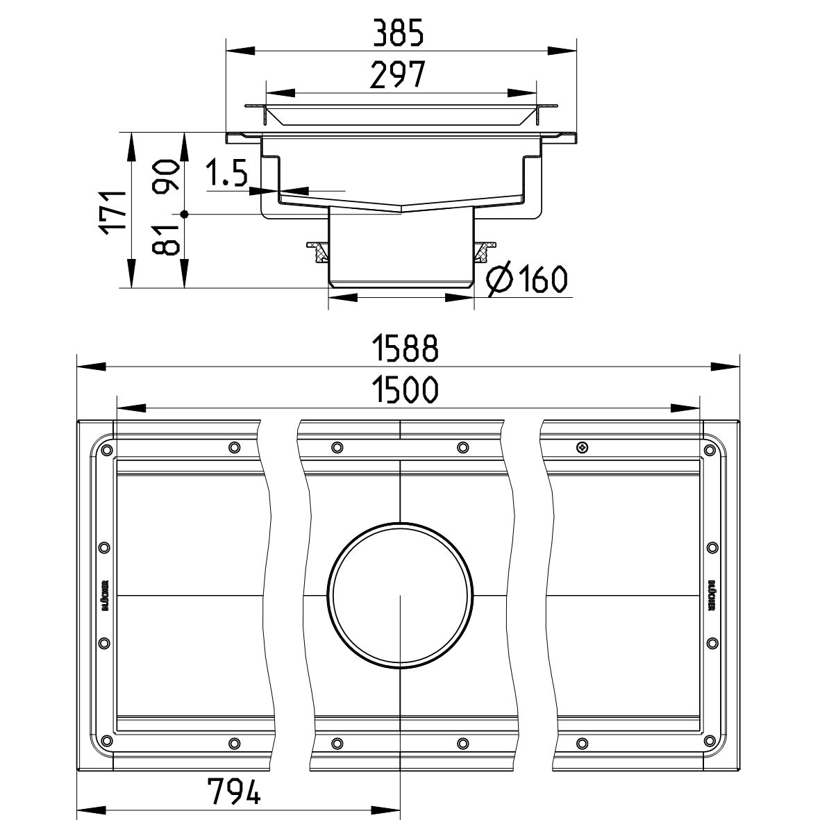 Line Drawing - Channel-Vinyl