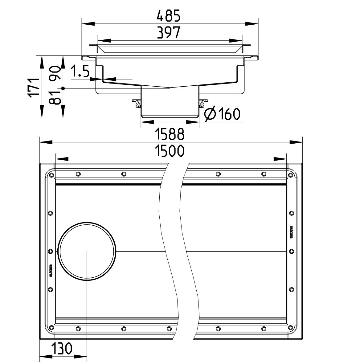 Line Drawing - Channel-Vinyl