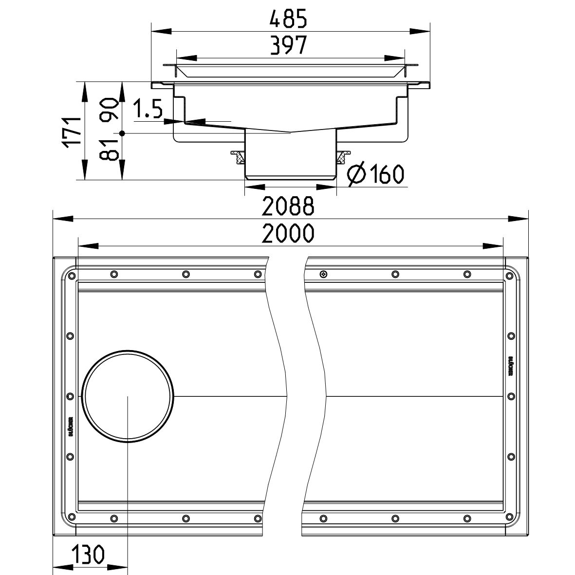 Line Drawing - Channel-Vinyl