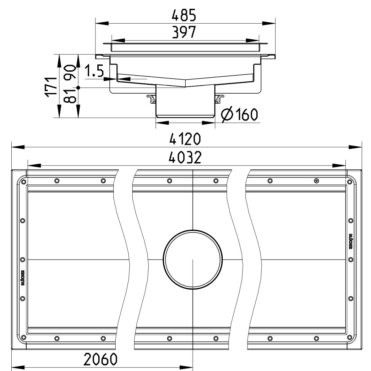 Line Drawing - Channel-Vinyl