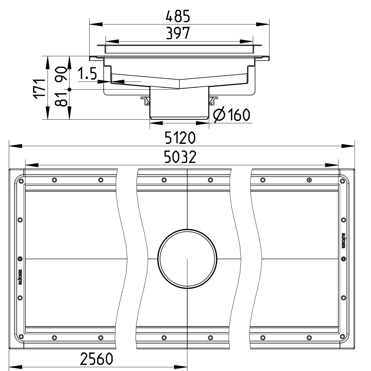 Line Drawing - Channel-Vinyl