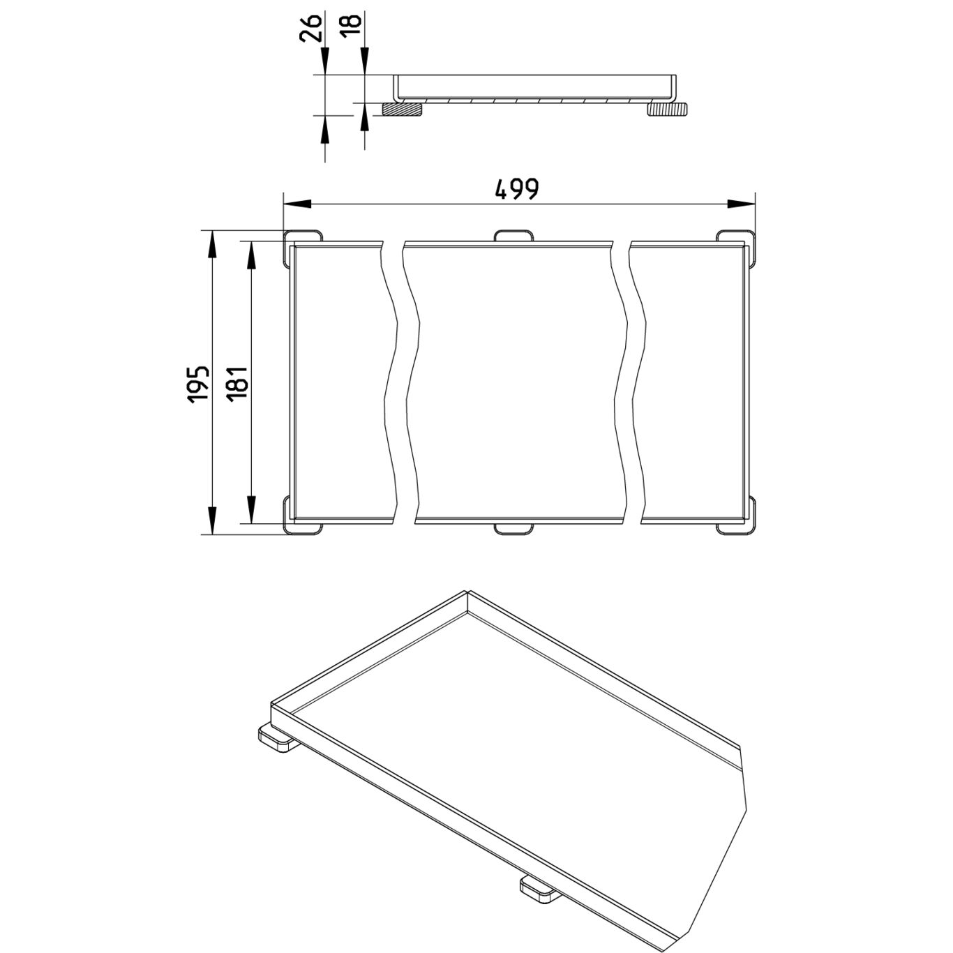 Line Drawing - Grating-Channel-200