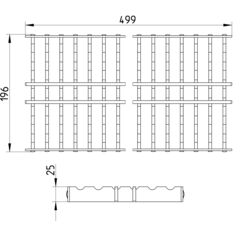 Line Drawing - Grating-Channel-200