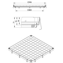 Line Drawing - Access cover-Infill