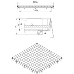 Line Drawing - Access cover-Infill