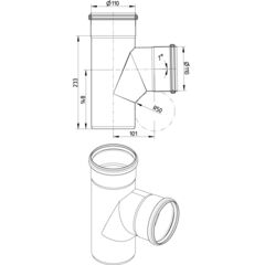 Line Drawing - Swept branch-89